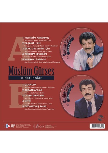 Müslüm Gürses - Aldatılanlar (Picture Plak)