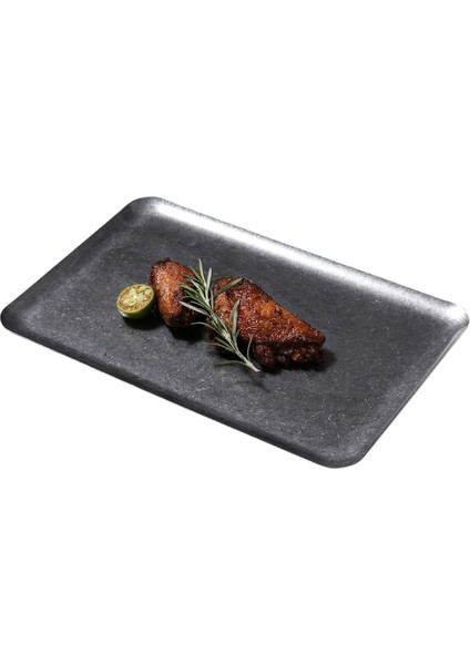 Açık Büfe Retro Sunum Tabağı 30*20 cm