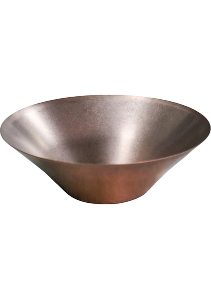 Açık Büfe Retro Sunum Tabağı Bakır 28*10 cm