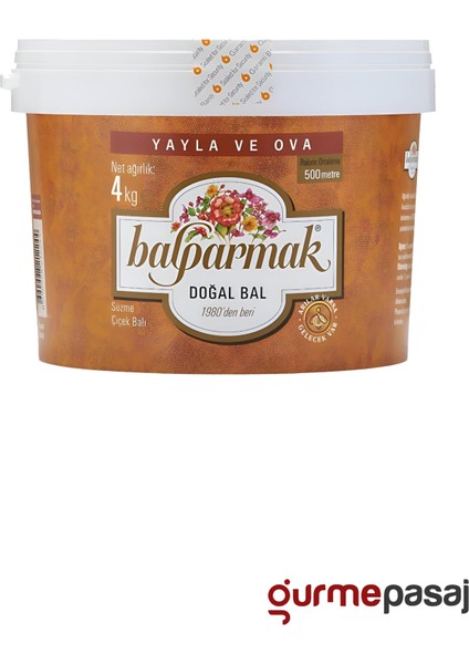 Yayla Ve Ova Süzme Çiçek Balı 4 kg