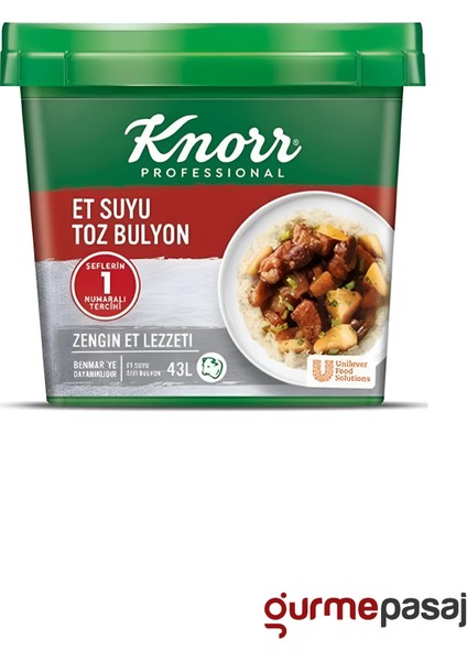 Et Suyu Toz Bulyon 750 gr x 6 Adet (Koli)