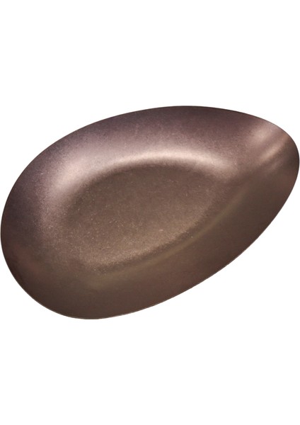 Açık Büfe Retro Sunum Tabağı Bakır 30*20 cm