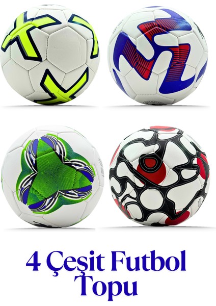 Futbol Topu Çim Zemin ve Beton Zemin Uyumlu 4 Model