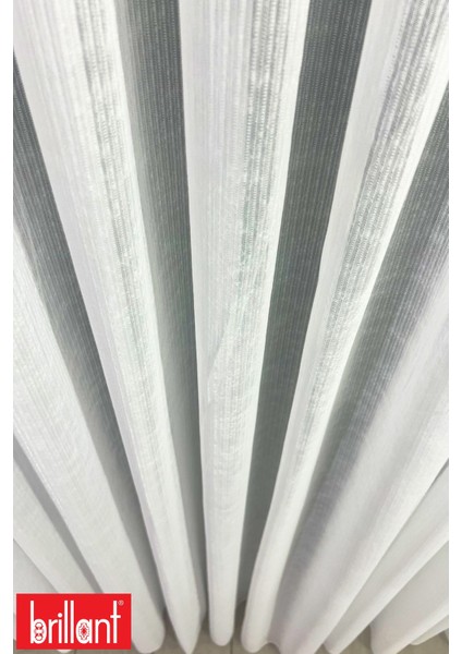 Parlak Çizgili 1/3 Sık Pileli Ütü Istemez Kırışmaz Düz Çizgili Tül Perde fiyatları