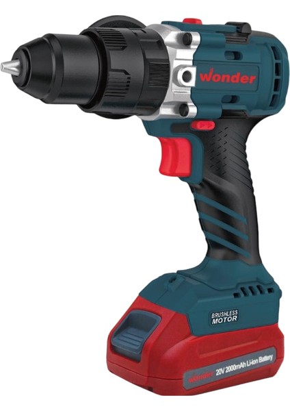 Kömürsüz Şarjlı Darbeli Matkap Li-Ion 20 V 2.0 Ah 80NM