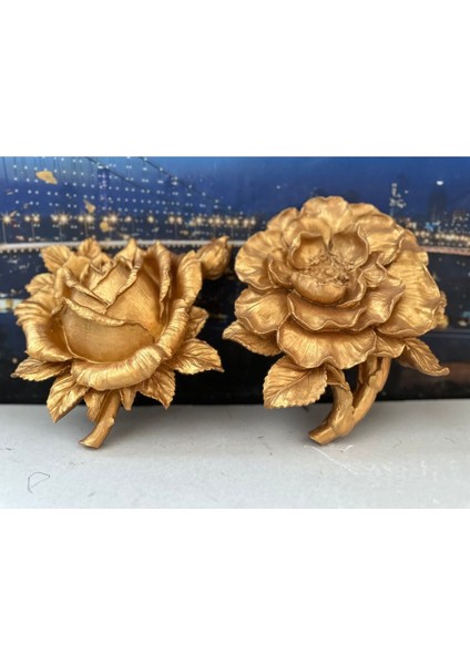 Duvar Çiçek 2li Dekoratif 25CM