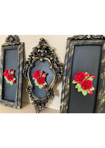 Dekoratif Duvar Tablosu 3 Lü Set 50 cm indirimleri