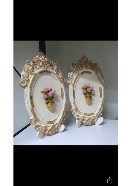 Çerçeveli Çiçekli Tablo 2 Li , Özel El Yapımı , Duvar Dekoratif Aksesuar fiyatları