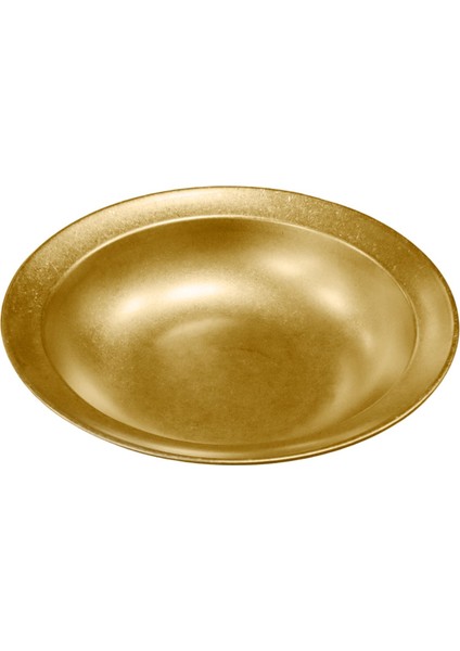 Açık Büfe Retro Sunum Tabağı Altın 30*6 cm