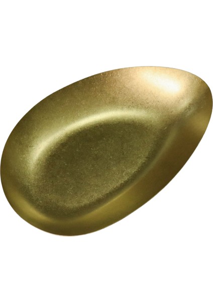 Açık Büfe Retro Sunum Tabağı Altın 30*20 cm