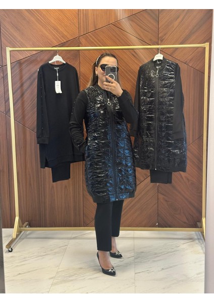 Modal Üçlü Takım (Yelek + Tunik + Pantolon)