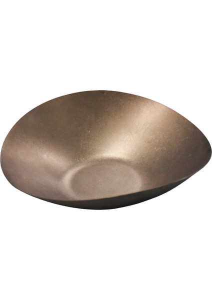 Açık Büfe Retro Sunum Tabağı Bakır 21*19 cm