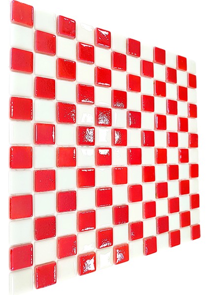 Mutfak Tezgah Arası, Havuz, Banyo, Sauna, Spa, Iç ve Dış Dekorasyonda Tüm Yüzeyler Için, 25X25mm. Milli Takımlar - Damalı, 31.5X31.5CM. Fileli Cam Mozaik. (10 File Karo = 1 M2 Fiyatıdır ) indirimleri