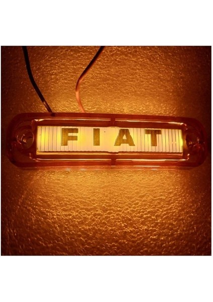 ( 3 x Adet ) 1 Set Isim Logo Parmak Lamba. 12V & 24V Fıat Sarı fiyatları