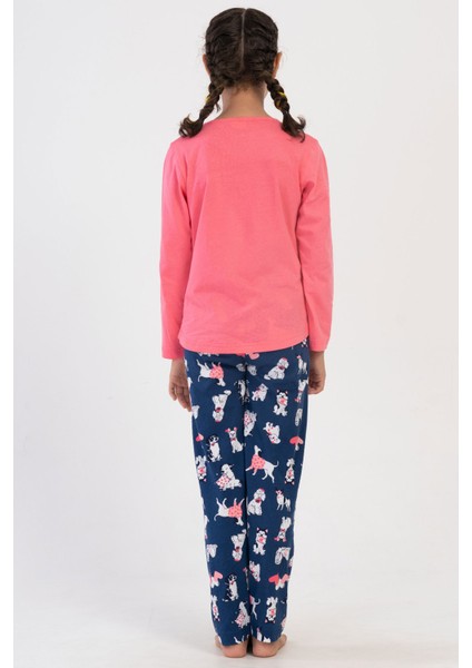 Pamuklu Kız Çocuk Uzun Kol Pijama Takım(7-8/13-14) , 405064 fırsatları