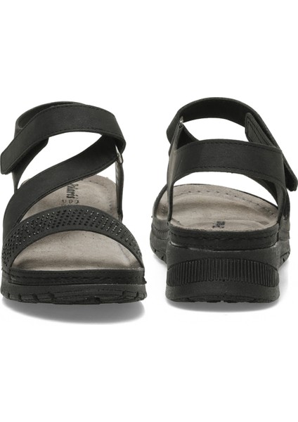 167004.Z5FX Siyah Kadın Düz Sandalet indirimleri