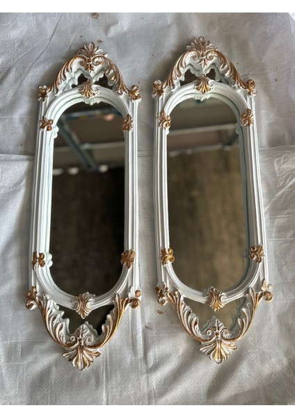 Şık Tasarım Ayna Uzun Ayna 70CM Beyaz 2li Set fiyatları