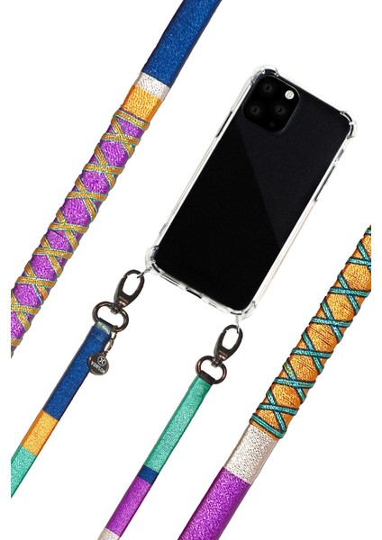 El Yapımı Çapraz Telefon Askısı Viola