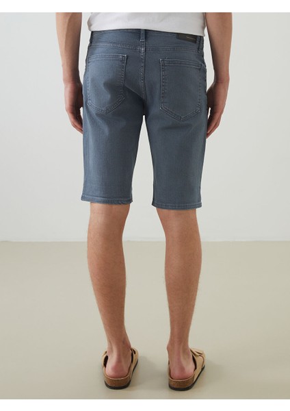 Yeni Sezon Standart Kalip Erkek Jean Sort - S5KA09Z8 fırsatları