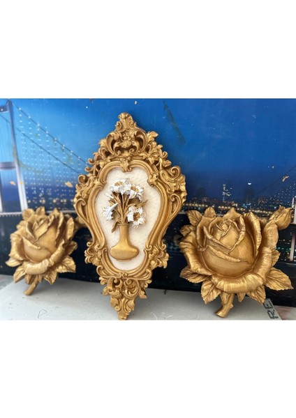 Özel Tasarım El Yapımı Vintage Tarzı Tablo 3lü Set fiyatları