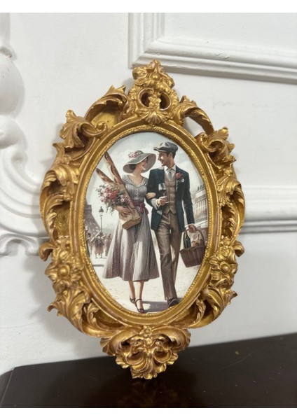 Özel Tasarım El Yapımı Vintage Tarzı Tablo 26CM fiyatları