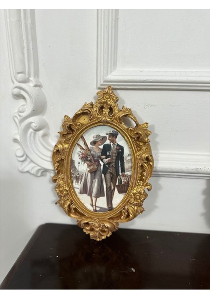 Özel Tasarım El Yapımı Vintage Tarzı Tablo 26CM modelleri