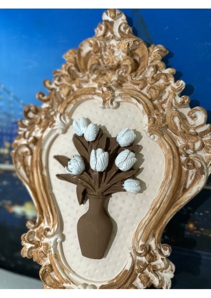 Dekoratif Duvar Tablo El Yapımı 42CM fırsatları