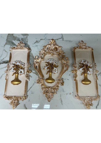 Modern Çiçekli Tablo 3 Lü Set fırsatları