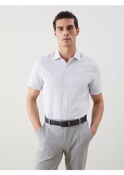 Yeni Sezon Regular Fit Kisa Kollu Erkek Gomlek - S5IA74Z8