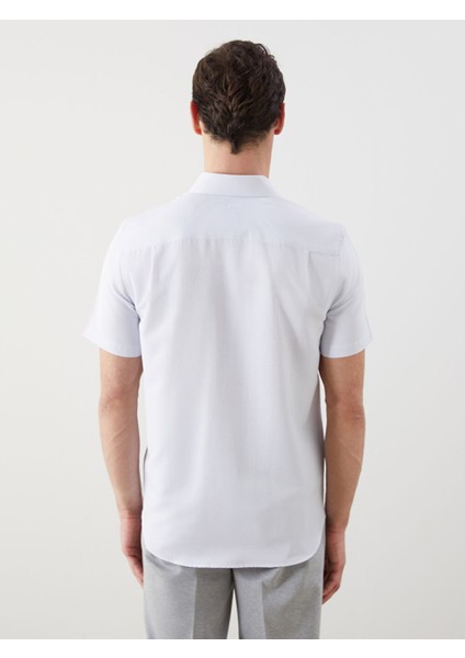 Yeni Sezon Regular Fit Kisa Kollu Erkek Gomlek - S5IA74Z8