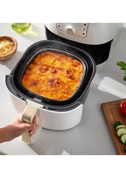 Xxl 7,3 Litre Geniş Hazneli Bulaşık Makinesinde Yıkanabilir, Quickclean Sepetli Airfryer & Fritöz +Mutfak Tartısı fırsatları