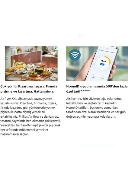 Xxl 7,3 Litre Geniş Hazneli Bulaşık Makinesinde Yıkanabilir, Quickclean Sepetli Airfryer & Fritöz +Mutfak Tartısı indirimleri