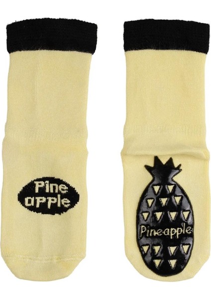 Kaydırmaz Tabanlı 6'lı Bambu Bebek Çorap