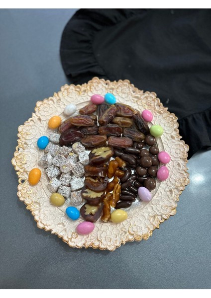 Dekoratif Aynalı Tepsi El Yapımı 30CM fırsatları