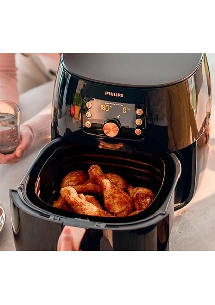 HD9867 Super Set Premium Xxl 7,3 Litre Airfryer & Fritöz + Mutfak Tartısı indirimleri