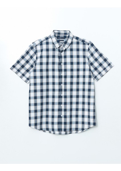Yeni Sezon Regular Fit Armurlu Cepli Erkek Gomlek - S5JO87Z8