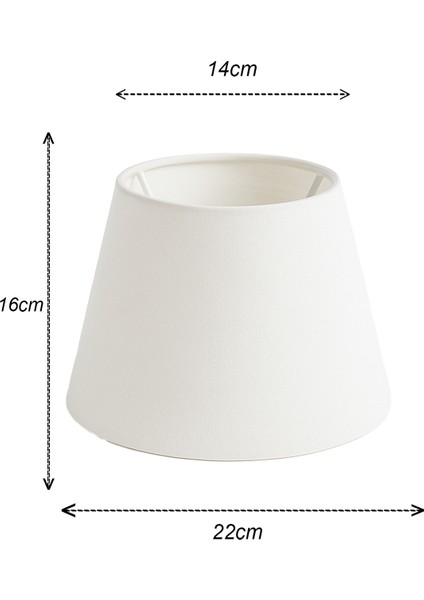 Modern Abajur Başlığı 22CM