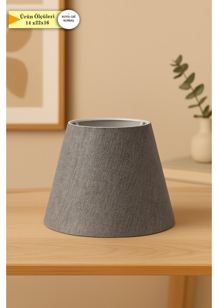 Modern Abajur Başlığı 22CM