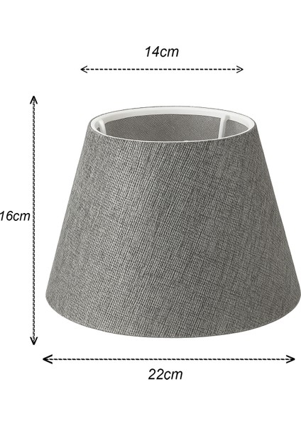Modern Abajur Başlığı 22CM