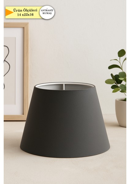 Modern Abajur Başlığı 22CM