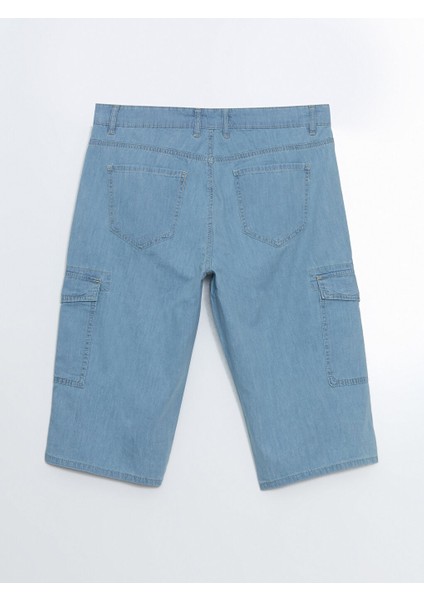 Yeni Sezon Standart Kalip Erkek Jean Sort - S5KF09Z8
