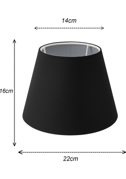Modern Abajur Başlığı 22CM