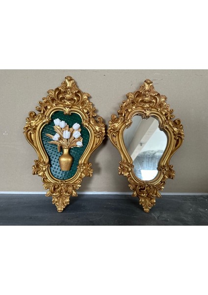 Çiçek ve Ayna 2li Set 42CM modelleri