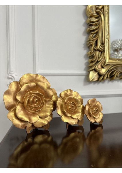 Gold Duvar Gülü , Dekoratif Masa Duvar Süsü fiyatları