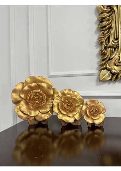 Gold Duvar Gülü , Dekoratif Masa Duvar Süsü modelleri