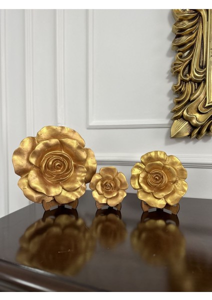 Gold Duvar Gülü , Dekoratif Masa Duvar Süsü fırsatları