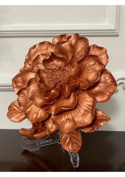 Dekoratif Bakır Şakayık Seramik Duvara Asılabilir Masa Üzeri Kullanılabilir fiyatları