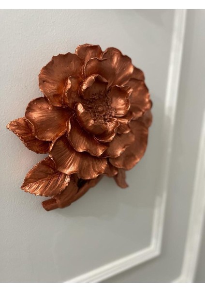 Dekoratif Bakır Şakayık Seramik Duvara Asılabilir Masa Üzeri Kullanılabilir fırsatları