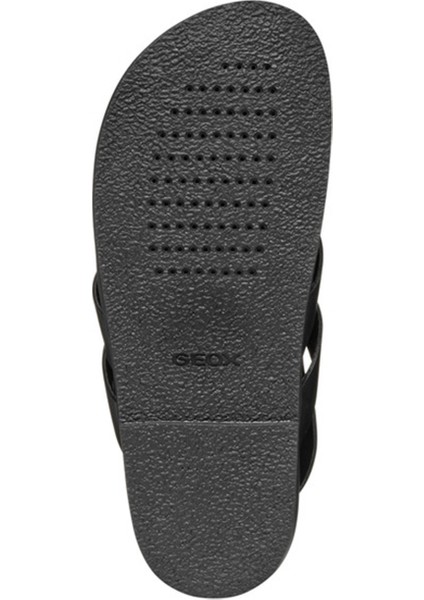 Kadın Siyah D Adelash A - Smo.lea Deri Sandalet D55YWA00043C9999