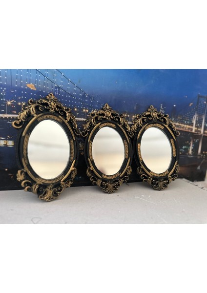 Duvar Masa Ayna Tasarım 3lü Set 22CM fiyatları